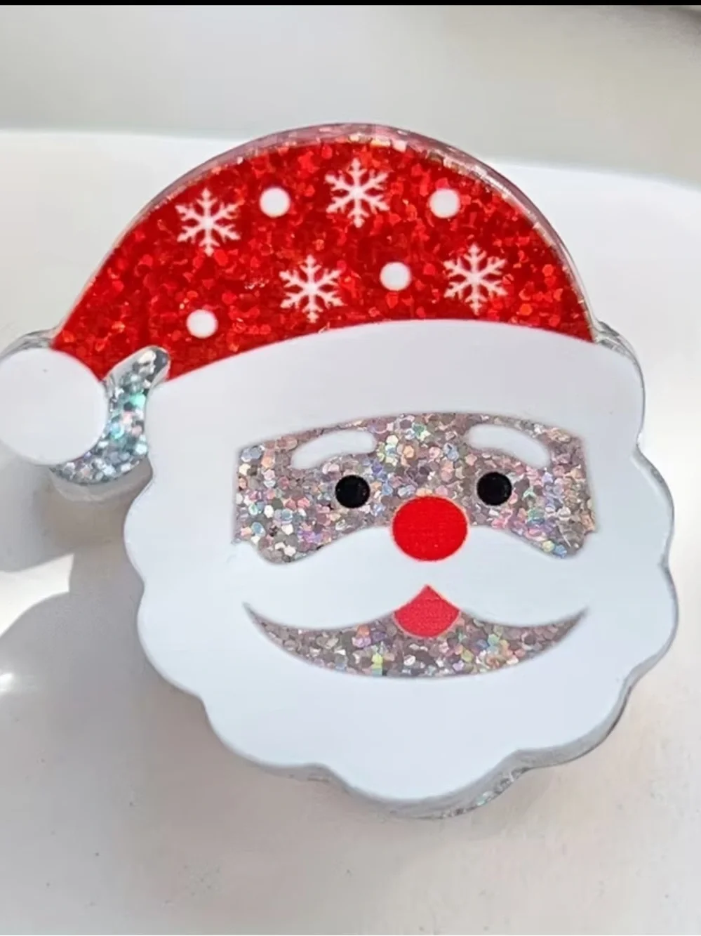 Festive Christmas hair clip set of 5 kids new